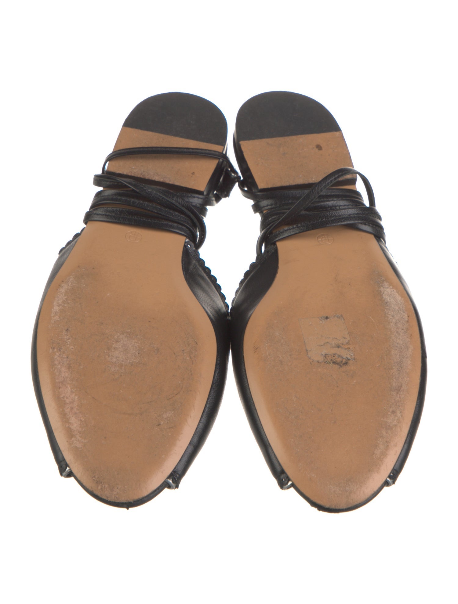 The Row Leather Lasercut Accents Flats